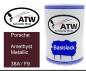 Preview: Porsche, Amethyst Metallic, 38A / F9: 500ml Lackdose, von ATW Autoteile West.